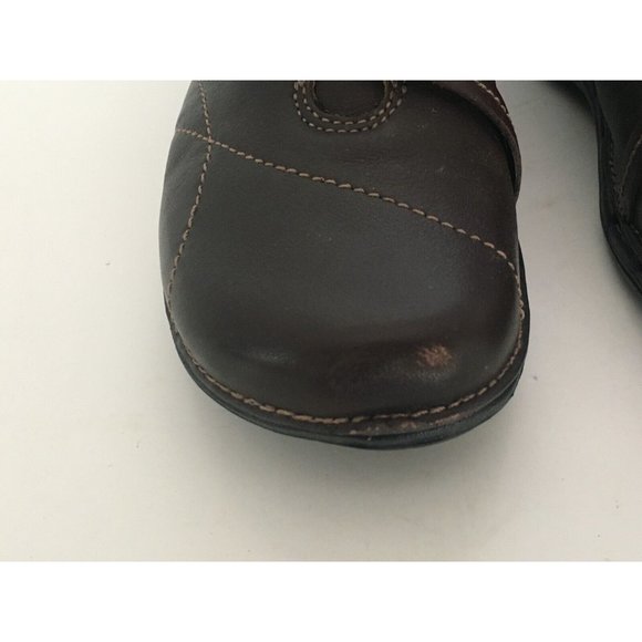 Clarks Unstructured Shoes Un Esma Slip On Loafers Dark Brown Womens 5.5 Comfort - Picture 6 of 12